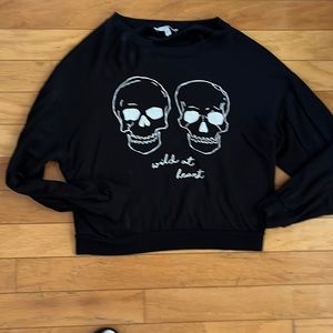 Express skull sweatshirt size small